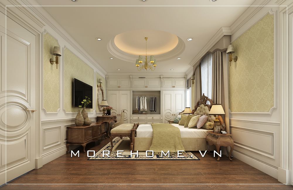 Nội thất phòng ngủ gỗ tự nhiên